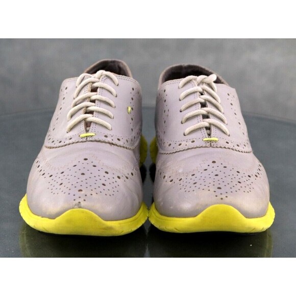 Cole Haan Zero Grand Women's Wingtip Oxford Comfort Shoes Size 8 B Leather Gray - Picture 3 of 11